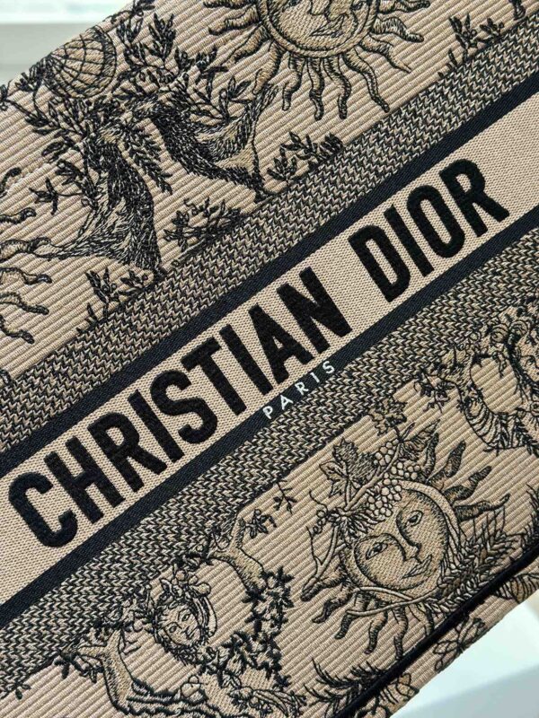 Replica Dior Tote Book Sun God Brown - high-end fake designer purse