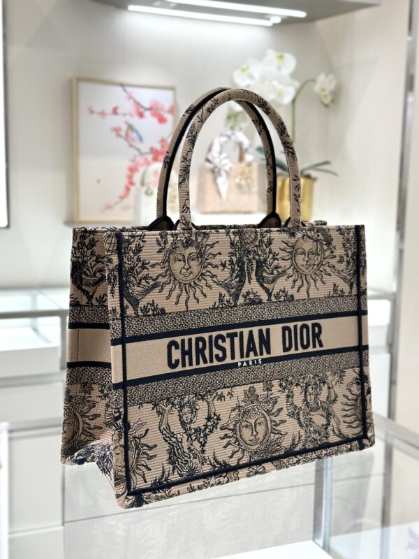 Replica Dior Tote Book Sun God Brown - ultra-realistic fake designer tote