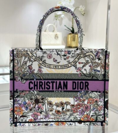 Replica Dior Tote Book Sunflower - 1:1 designer replica handbag