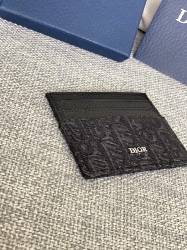 Replica Dior Card Holder Black Man - near-authentic luxury replica handbag