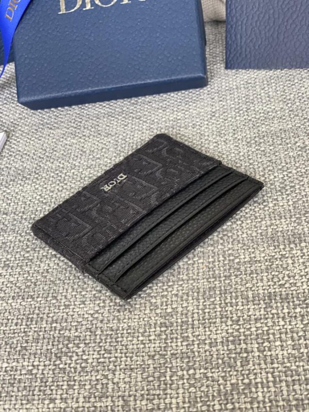 Replica Dior Card Holder Black Man - high-quality designer bag clone