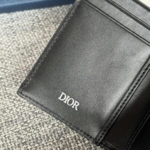 Replica Dior Zipper Card Holder Black - realistic designer-inspired fake bag
