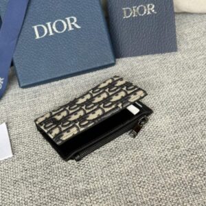 Replica Dior Zipper Card Holder White - premium-grade designer purse dupe