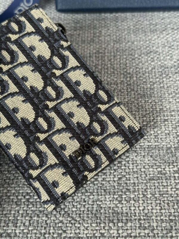 Replica Dior Zipper Card Holder White - realistic designer-inspired fake bag