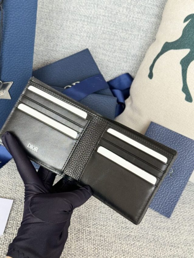 Replica Dior Jacquard Wallet Oblique - best quality luxury bag dupe