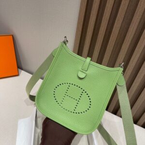 Replica Hermes Evelyne II TPM Light Green - high-quality designer bag clone