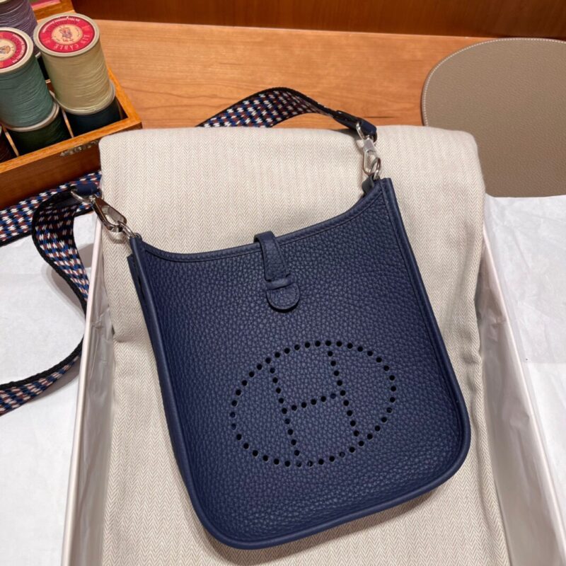 Replica Hermes Evelyne II TPM Black - 1:1 designer replica handbag