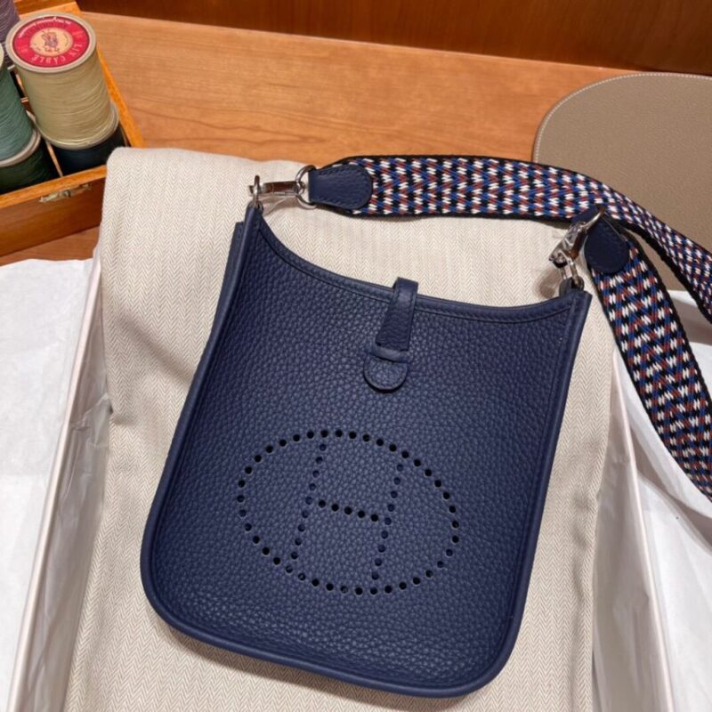 Replica Hermes Evelyne II TPM Black - elite superclone designer purse