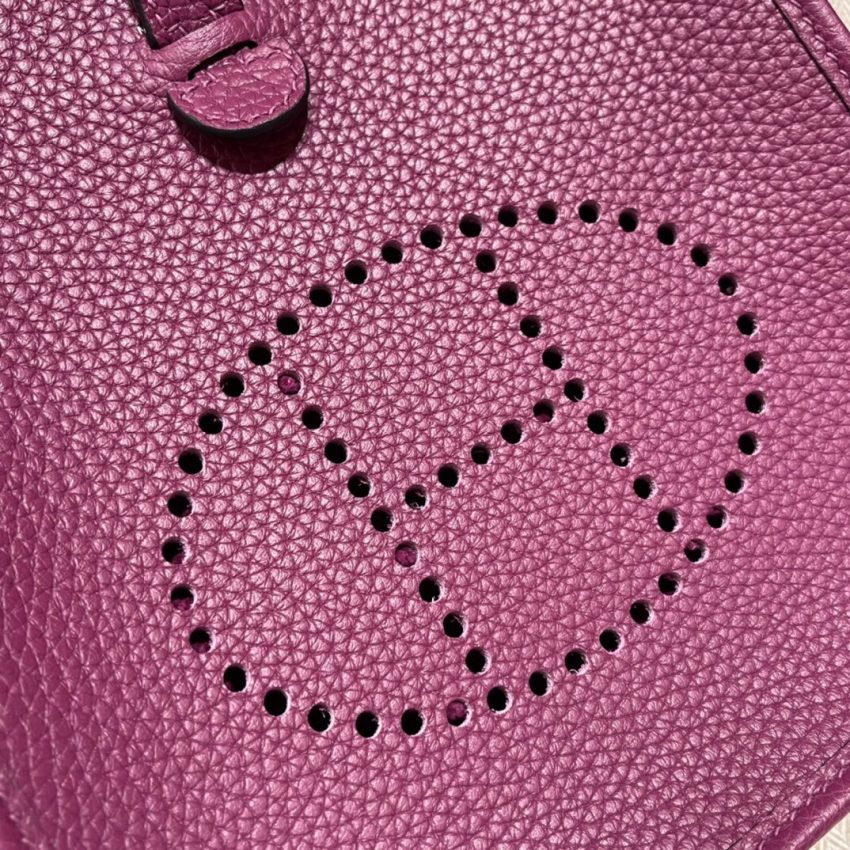 Replica Hermes Evelyne II TPM Purple - premium-grade designer purse dupe