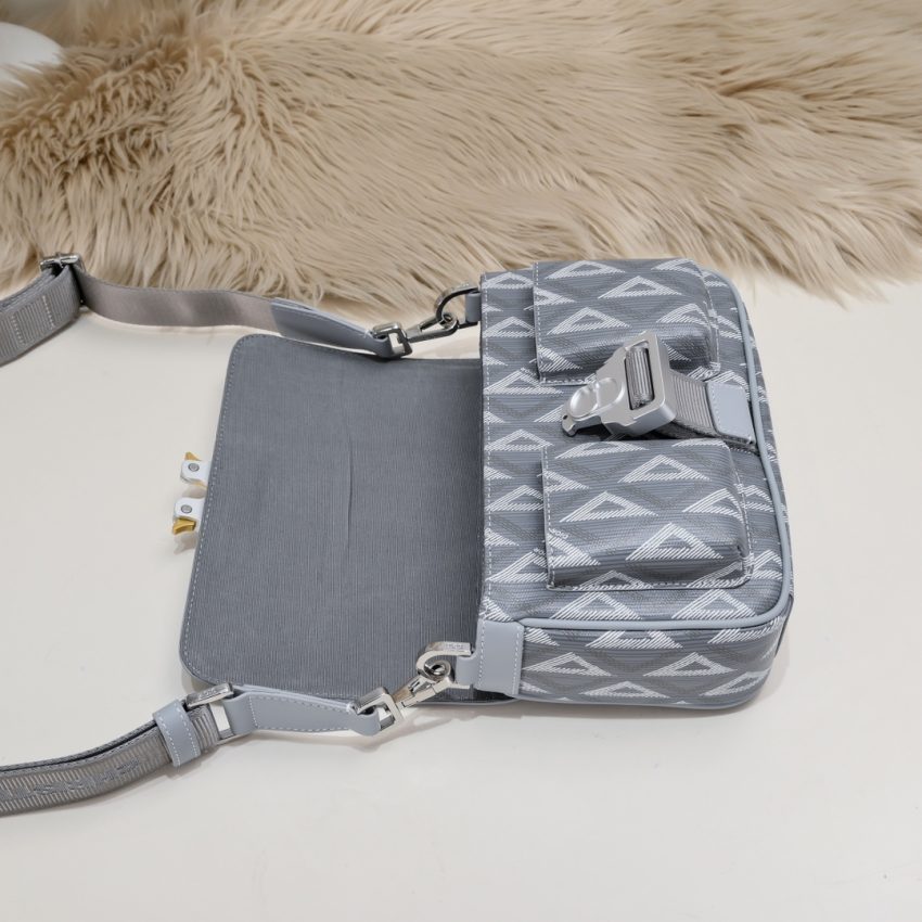 Replica Dior Hit the Road messenger bag grey - 1:1 designer replica handbag