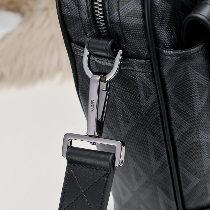 Replica Dior Hit the Road Briefcase Black - premium 1:1 fake handbag model