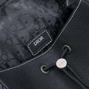 Replica Dior Saddle Backpack Black With Flap - best-selling designer handbag dupe