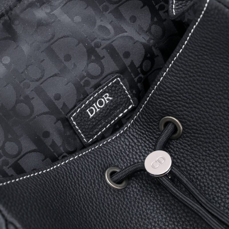 Replica Dior Saddle Backpack Black With Flap - best-selling designer handbag dupe