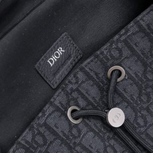 Replica Dior Saddle Backpack with Flap Black - top-tier luxury replica shoulder bag