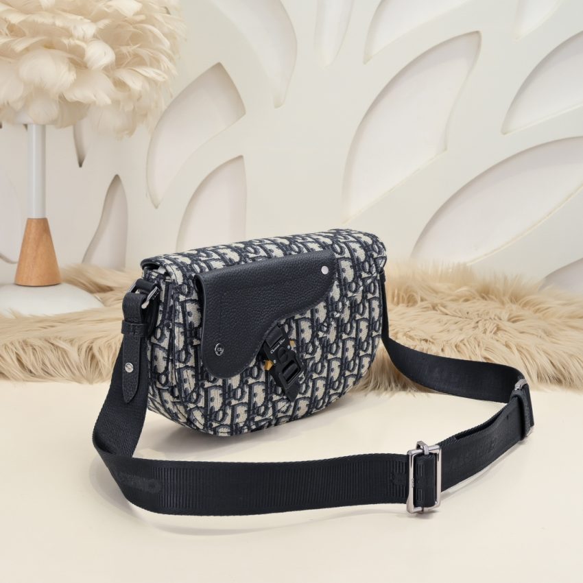 Replica Dior Saddle Messenger White Classic - high-end fake designer purse