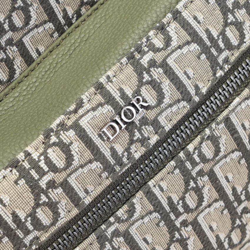 Replica Dior Rider Backpack Khaki Dior Oblique Jacquard - ultra-realistic fake designer tote
