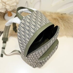 Replica Dior Rider Backpack Khaki Dior Oblique Jacquard - premium 1:1 fake handbag model