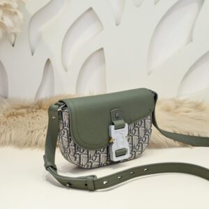 Replica Dior Saddle Messenger Bag Khaki - elite superclone designer purse