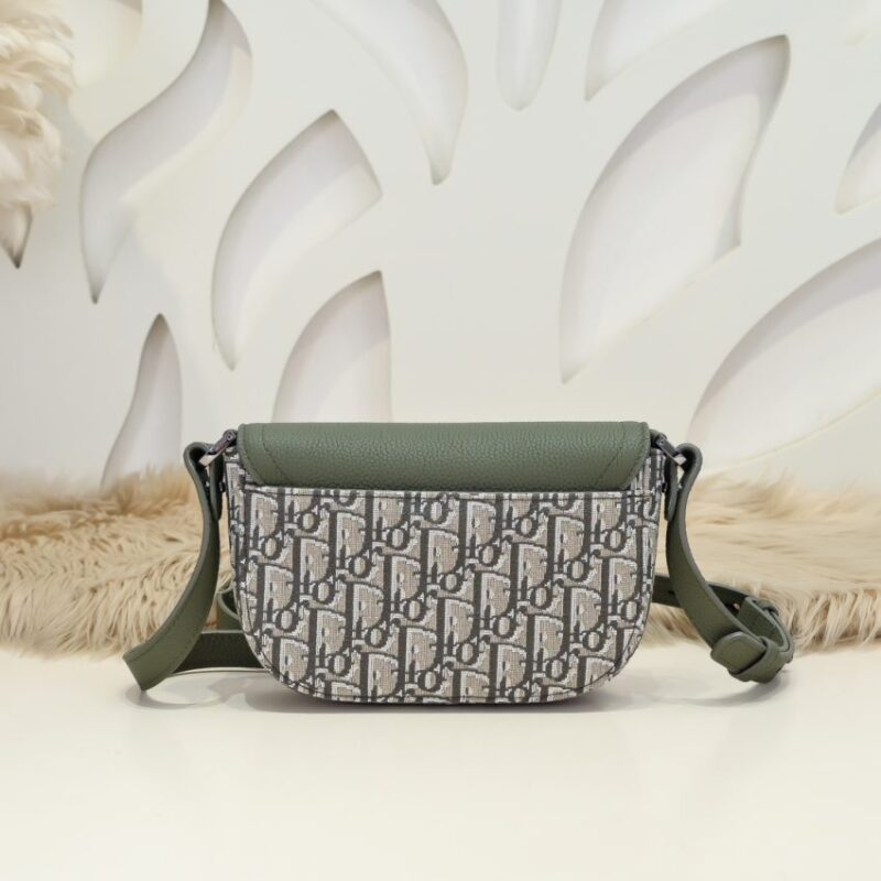Replica Dior Saddle Messenger Bag Khaki - 1:1 designer replica handbag