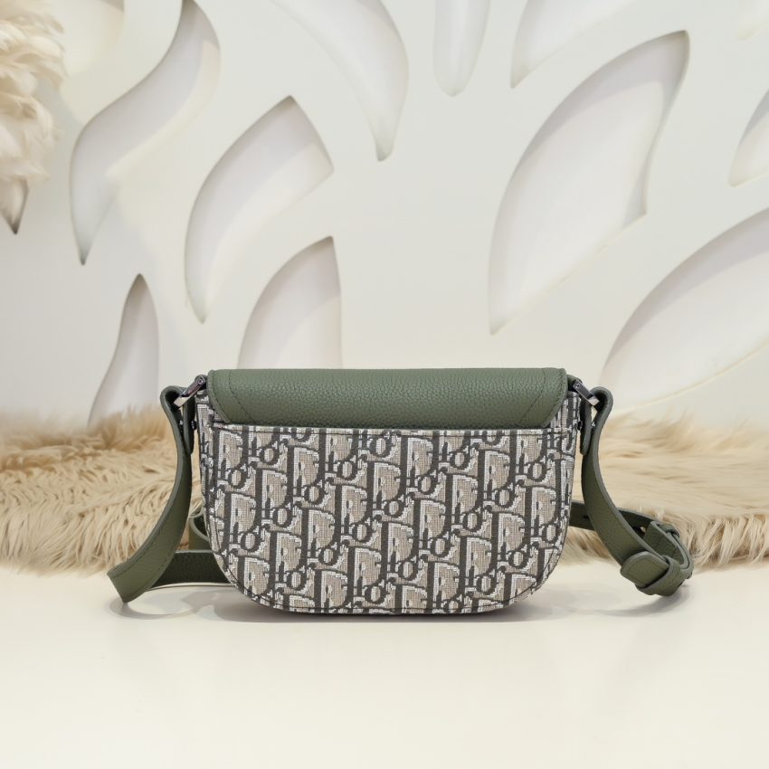 Replica Dior Saddle Messenger Bag Khaki - 1:1 designer replica handbag