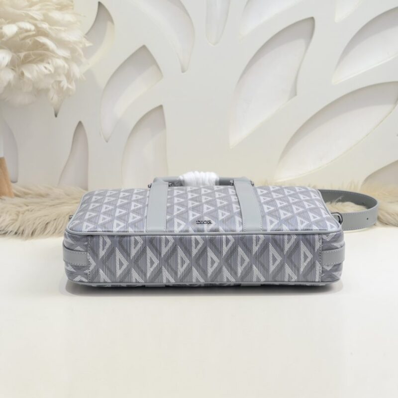 Replica Dior Zipped Briefcase White - premium 1:1 fake handbag model