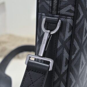 Replica Dior Zipped Briefcase Grey - near-authentic luxury replica handbag