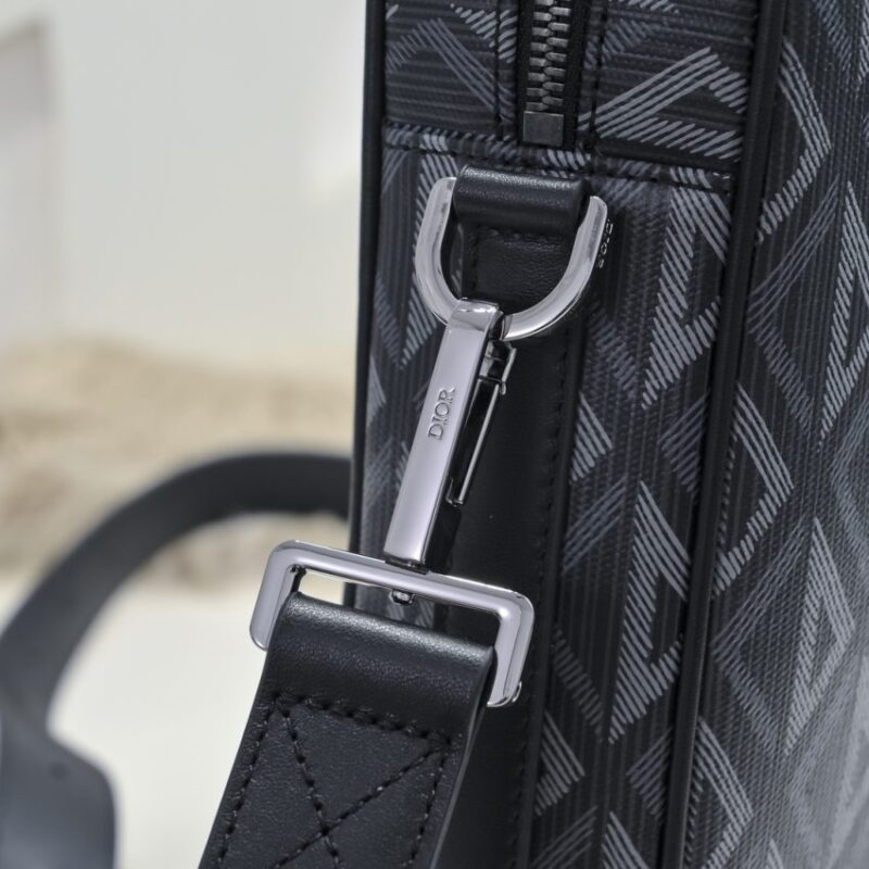 Replica Dior Zipped Briefcase Grey - near-authentic luxury replica handbag