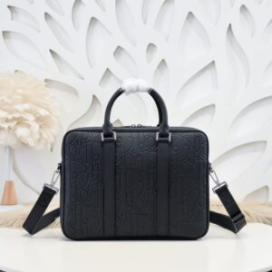Replica Dior Gravity Briefcase Black - realistic designer-inspired fake bag