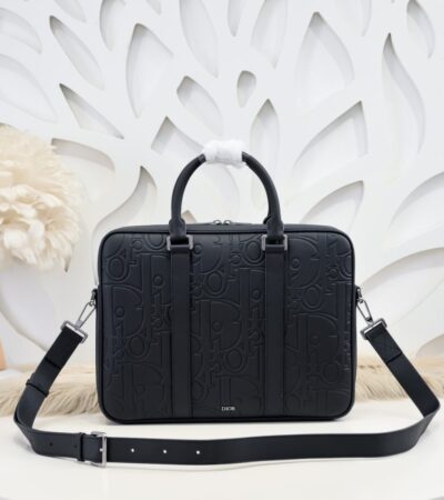 Replica Dior Gravity Briefcase Black - high-quality designer bag clone