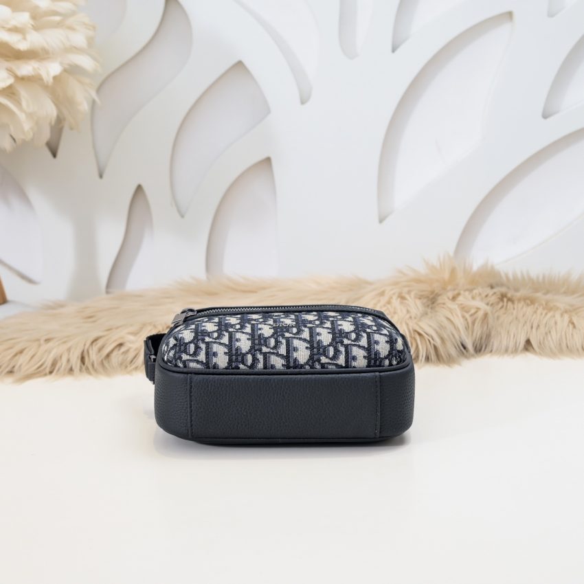 Replica Dior Rider Zipped Messenger Bag Black - premium 1:1 fake handbag model