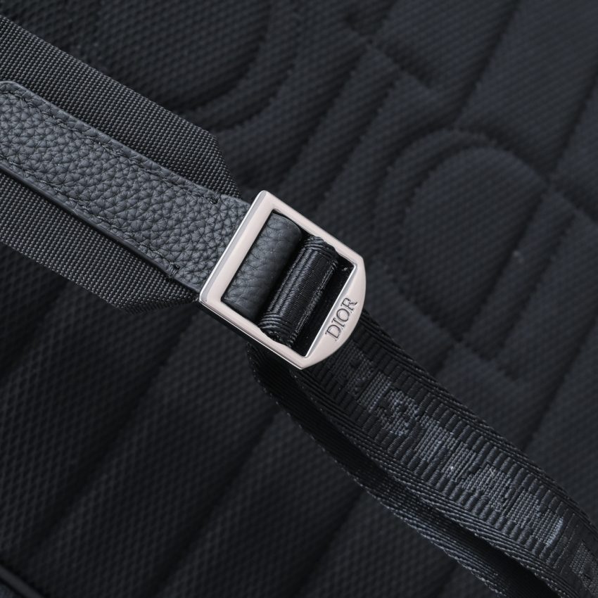 Replica Dior Saddle Zip Backpack Black - high-accuracy replica luxury purse