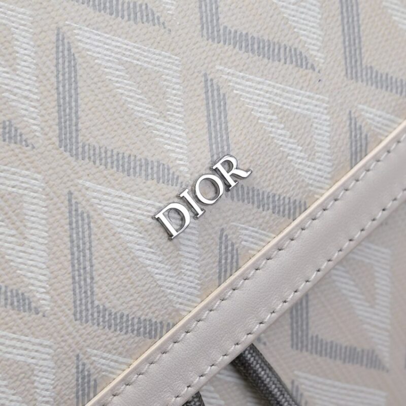 Replica DIOR Hit The Road Backpack White Diamond - high-quality designer bag clone