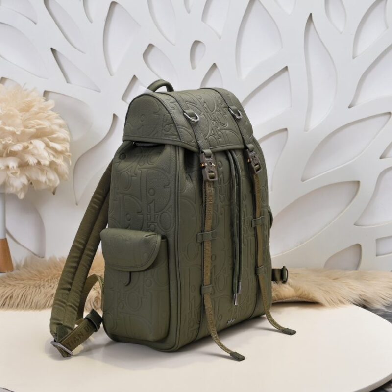 Replica DIOR Hit the Road Backpack with Flap Khaki - authentic-look luxury purse replica