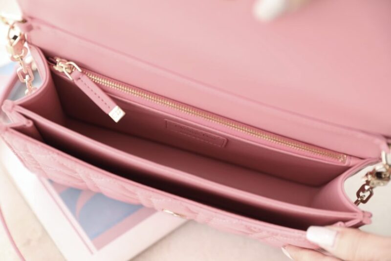 Replica My Dior Top Handle Bag Pink - realistic designer-inspired fake bag