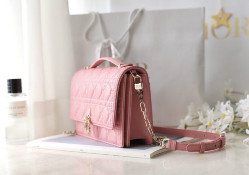 Replica My Dior Top Handle Bag Pink - high-quality designer bag clone