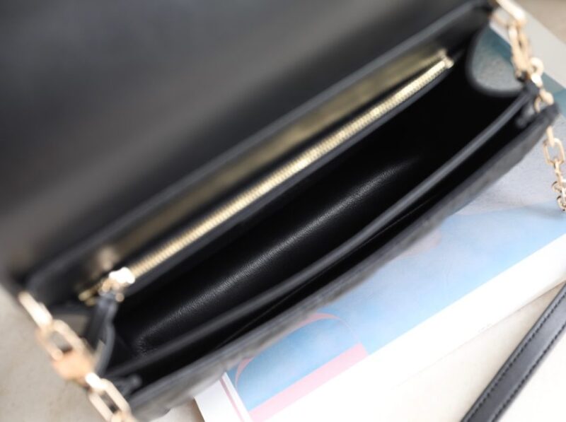 Replica My Dior Top Handle Bag Black - 1:1 designer replica handbag