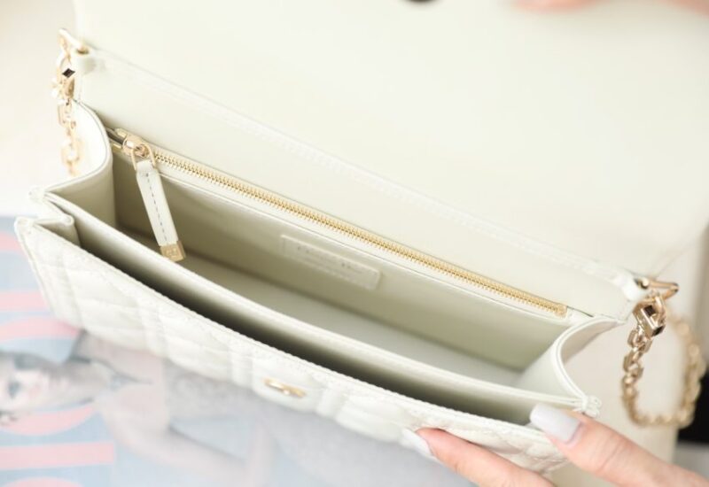 Replica My Dior Top Handle Bag White - high-end fake designer purse