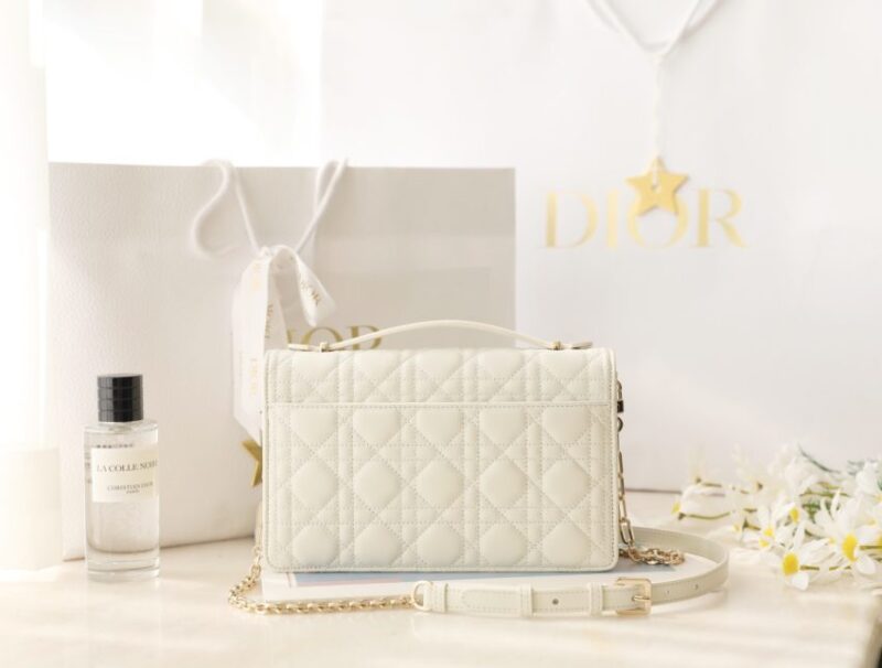 Replica My Dior Top Handle Bag White - top-rated replica designer bag