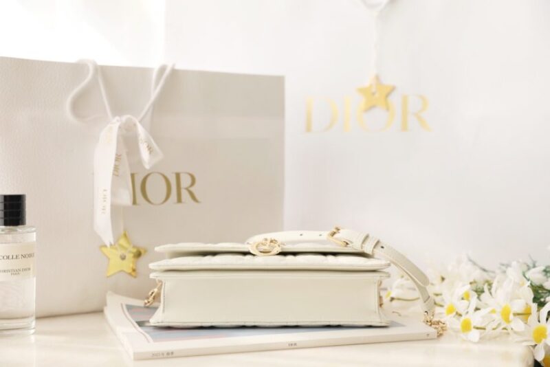 Replica My Dior Top Handle Bag White - realistic designer-inspired fake bag