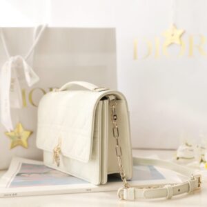 Replica My Dior Top Handle Bag White - top-rated replica designer bag