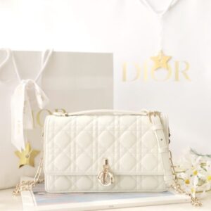 Replica My Dior Top Handle Bag White - ultra-realistic fake designer tote