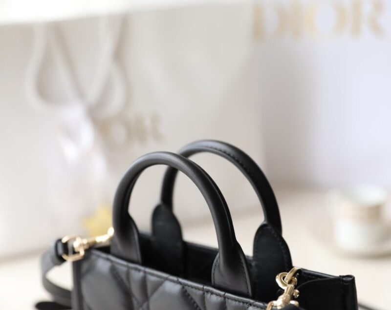 Replica Dior Tote Book Mini Black - top-tier luxury replica shoulder bag