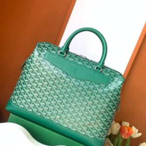 Replica Goyard Cisalpin Document Case Green - best-selling designer handbag dupe
