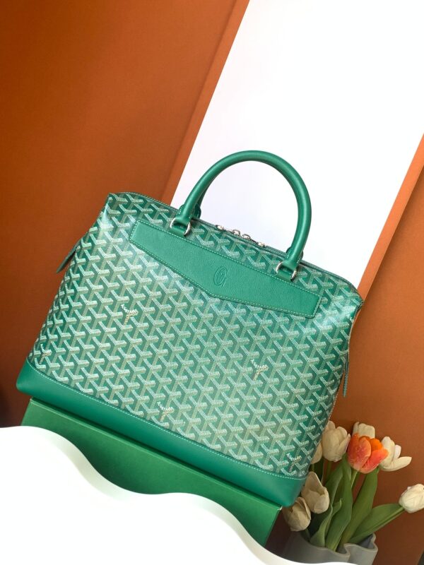 Replica Goyard Cisalpin Document Case Green - best-selling designer handbag dupe