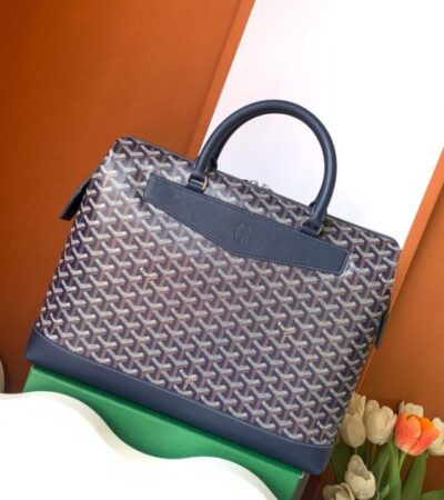 Replica Goyard Cisalpin Document Case Blue - top-rated replica designer bag