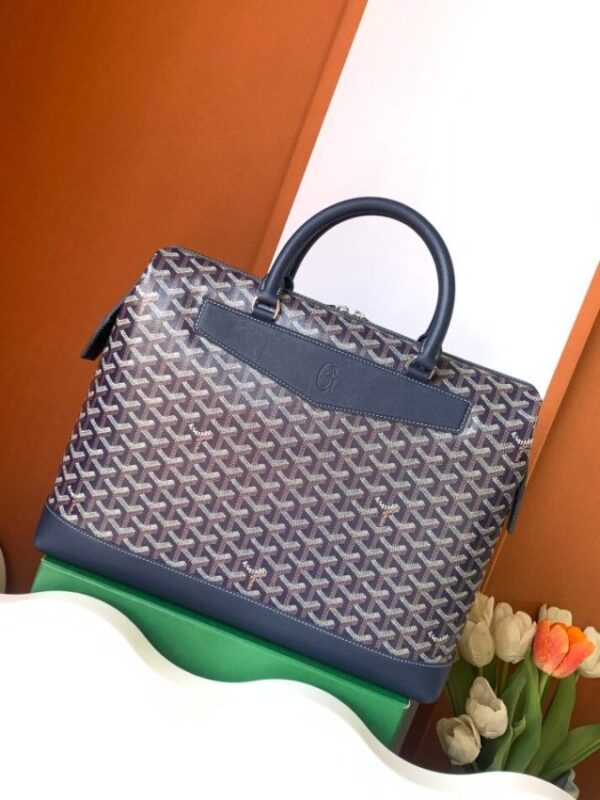 Replica Goyard Cisalpin Document Case Blue - top-rated replica designer bag