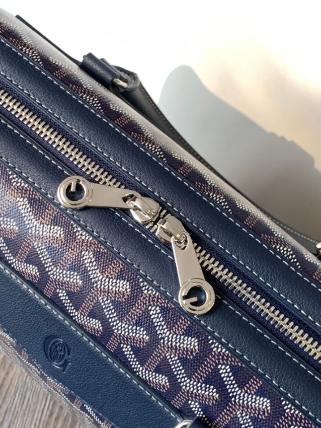 Replica Goyard Cisalpin Document Case Blue - premium-grade designer purse dupe