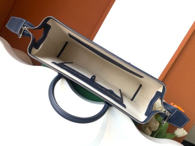 Replica Goyard Cisalpin Document Case Blue - premium 1:1 fake handbag model