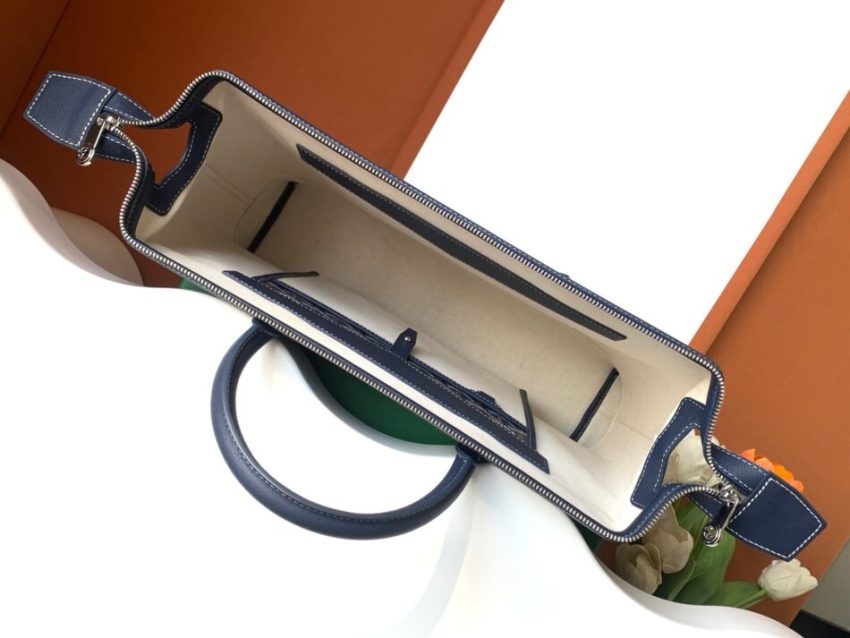 Replica Goyard Cisalpin Document Case Blue - premium 1:1 fake handbag model