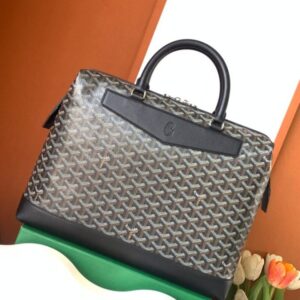 Replica Goyard Cisalpin Document Case Black - realistic designer-inspired fake bag
